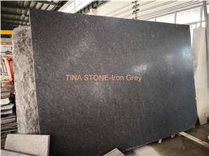 Iron Grey Granite Tiles Slabs Wall Stone