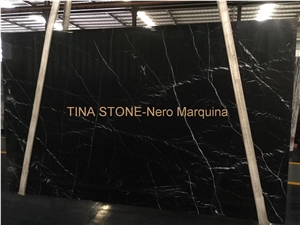 Nero Marquina Marble Cut To Size Tiles Slabs