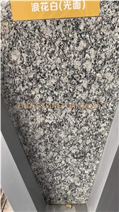 Spray White Granite Steps Risers Tiles Slabs