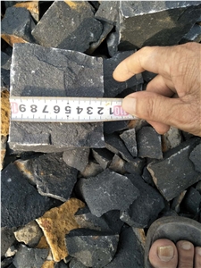 Zhangpu Black Basalt Bluestone Split Cubble,Pavers