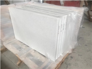 White Quartz Artifical Stone Prefabricated Top