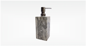 Grey Marble Dispenser Soap Premium-Stone Bath Accessories