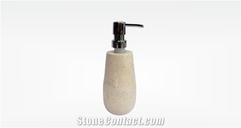 Indo Marfil Marble Cream Dispenser Soap Premium
