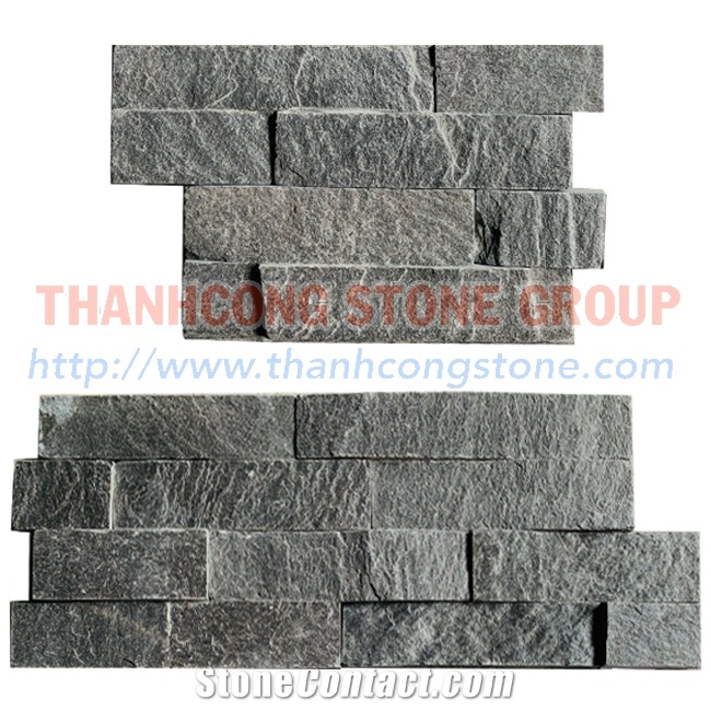 Black Slate Cultured Stone Panels