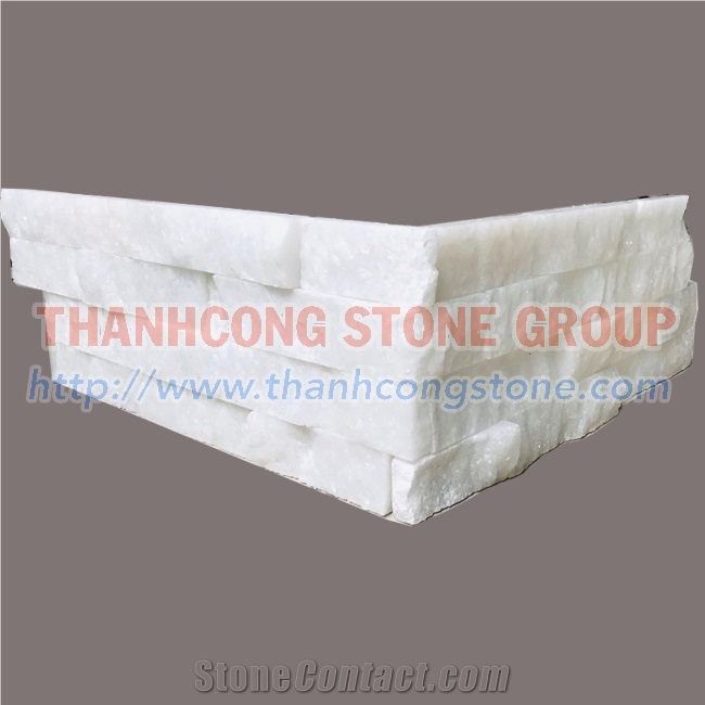 Crystal White Stone Cladding Panels