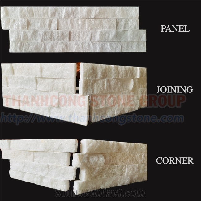 Pure White Marble Cultured Panels 01
