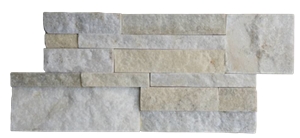 White Natural Cultured Stone Panel Wall Cladding