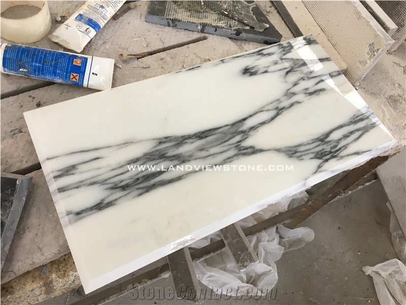 Arabescato Corchia Italy White Marble Slab Decor
