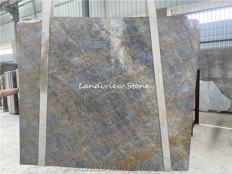 Blue Siena Portfolio Laminated Stone Wall Panels