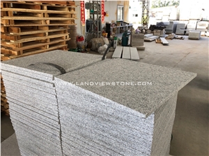 Padang White Barry White Granite Stone Steps Deck