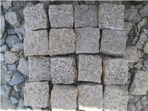 Absolute Yellow Quarry G682 Granite Cube Cobbles