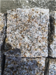 Absolute Yellow Quarry G682 Granite Cube Cobbles