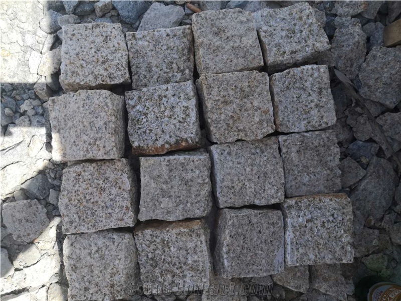 G682 Granite Cubes, Cobble Pavers, Cobblestone