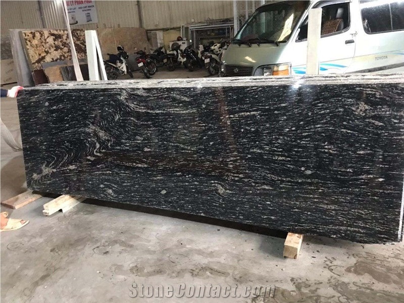 Natural China Quarry Black Galaxy Cheap Granite