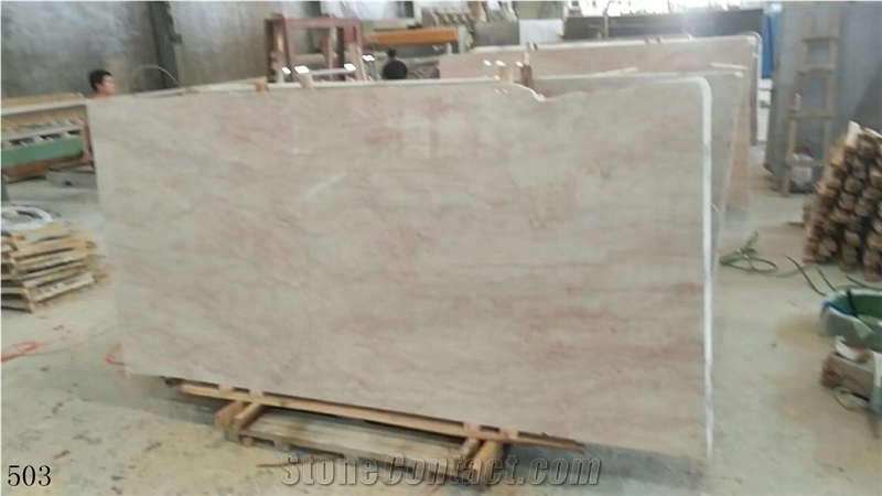 Rose Cream Marble for Flooring Bathroom Wall Slabs