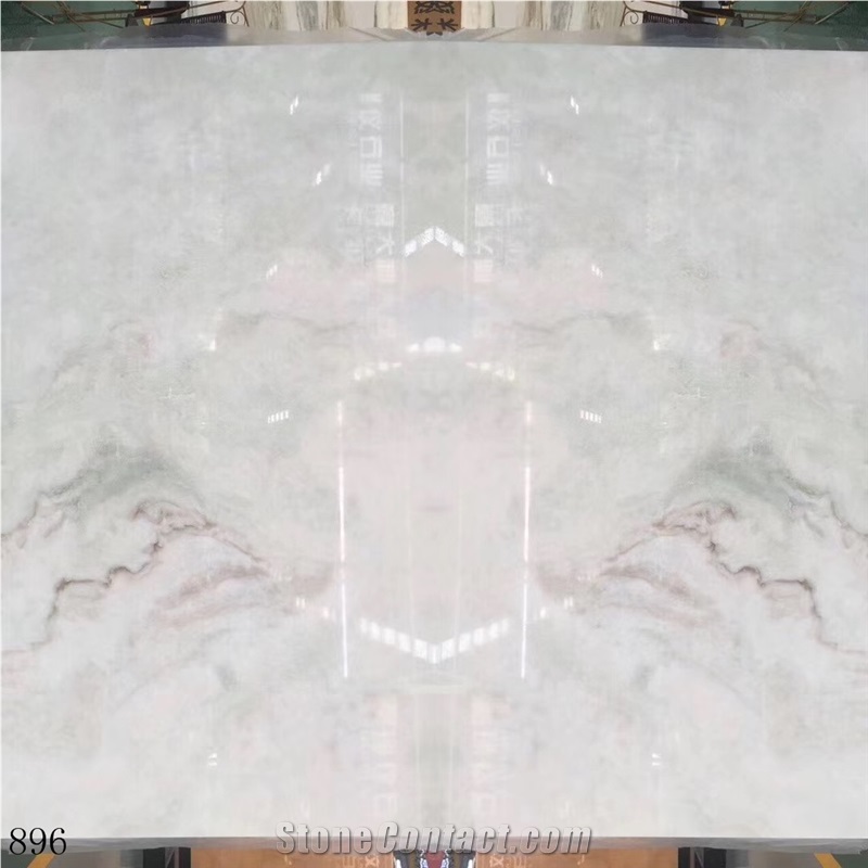 White Jade Marble Slabs Hotel Wall Tiles Paving from China