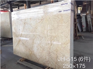 Yellow River Golden Goose Feather Marble Slabs