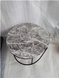 Irregular Heart Shape Marble Coffee Tables