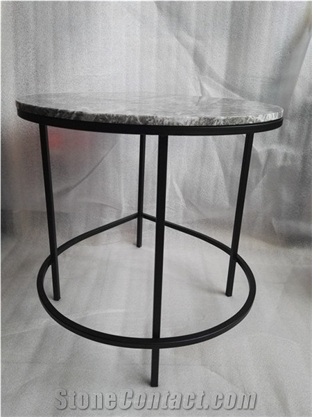 Irregular Heart Shape Marble Coffee Tables