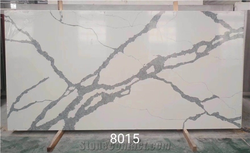 Artificial Quartz White Slab for Dining Table for Sale