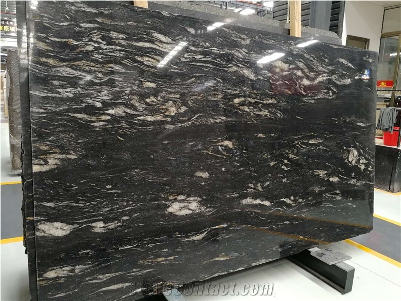 Black Sandblasting Granite Titanium Slabs