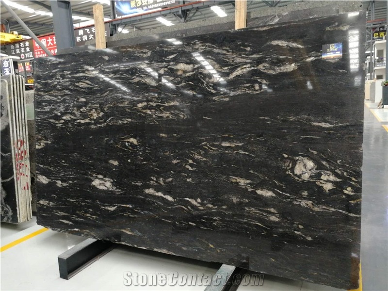 Black Sandblasting Granite Titanium Slabs from China - StoneContact.com