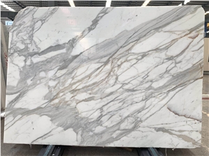 Calacatta White Marble Polished Honed Slabs