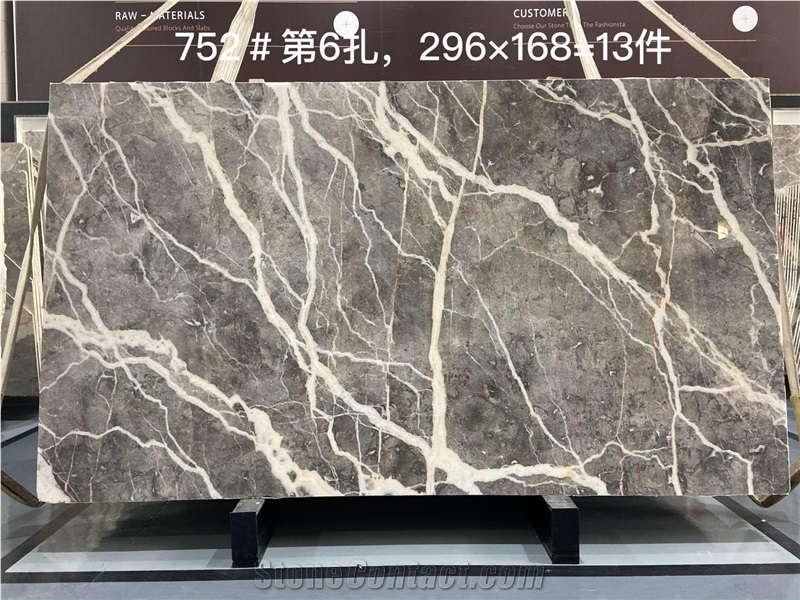 Carso Grey Marble Slabs Tiles Polished Finished