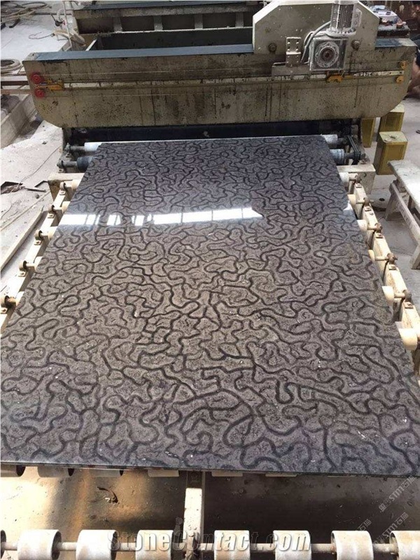 China Oracle Black Color Marble Slab Prices