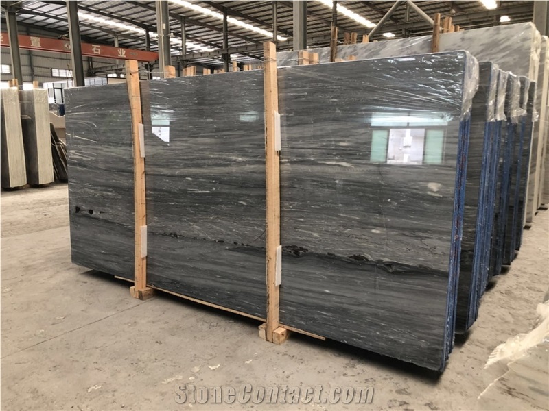 China Palissandro Blue Marble Tile Flooring