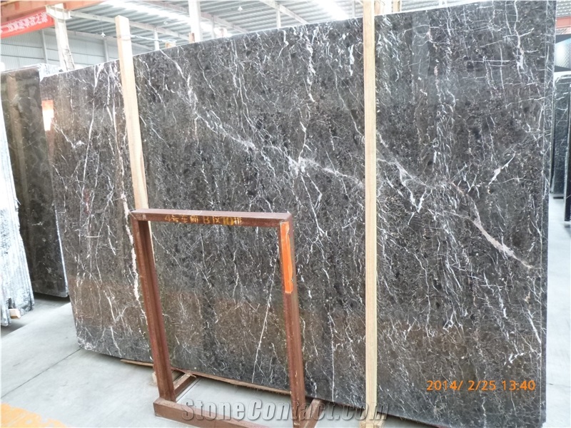 Famous Hang Grey Marble Wall Floor Tile Slab