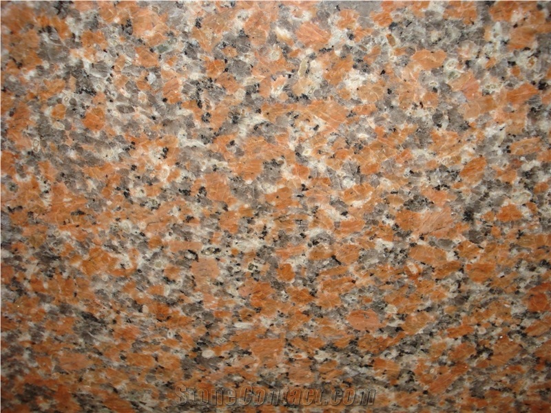 Maple Red G562 Granite Bush-Hammered Surface