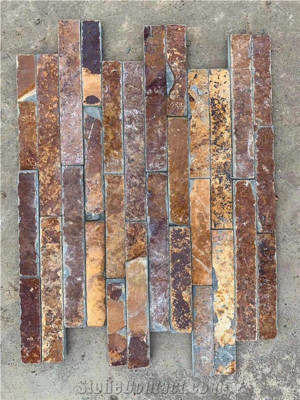 Nature Surface Rusty Slate Cultured Stone Tiles