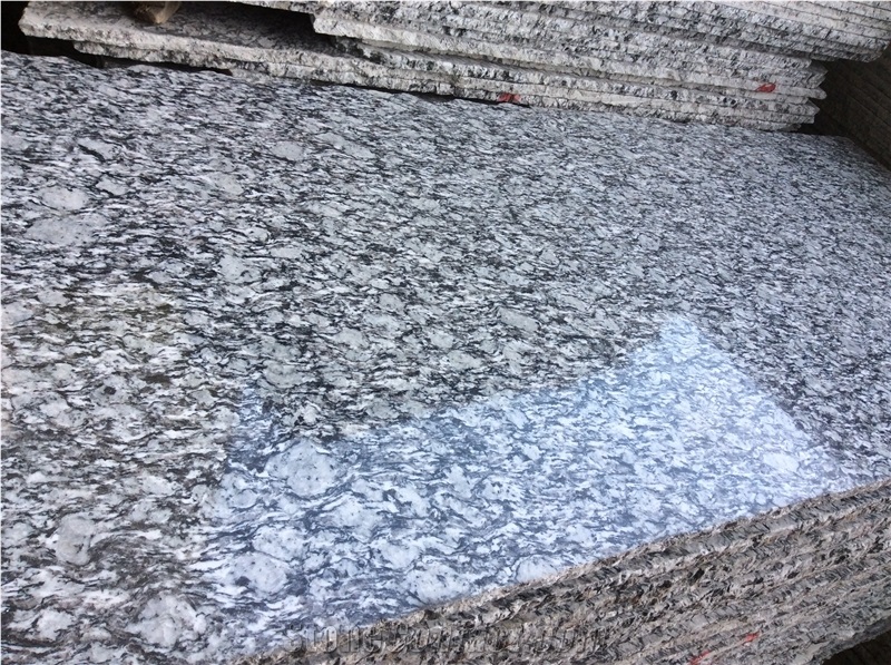 Spary White Granite for Exterior Carving