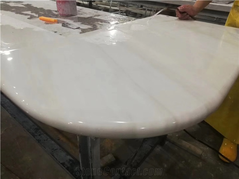 White Marble Countertop for Project