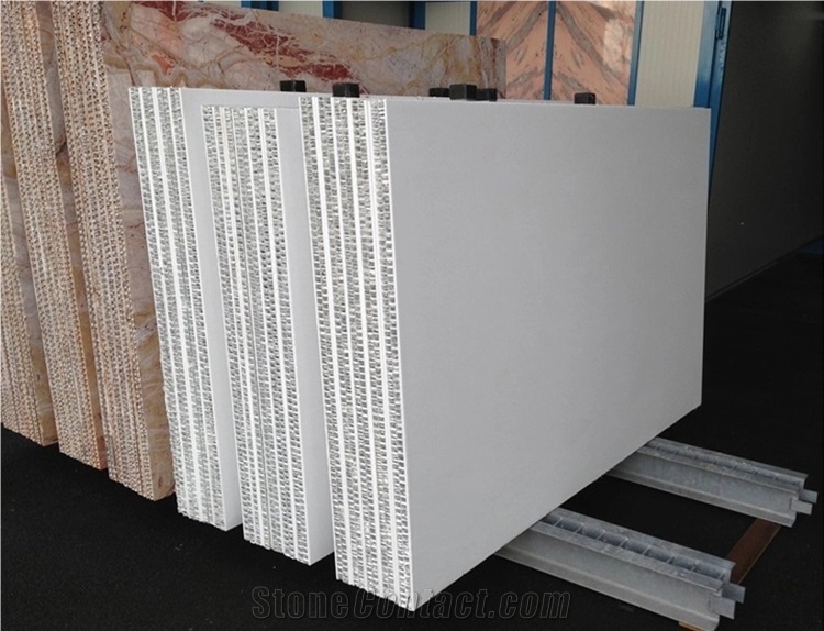 White Marble Tile Stone Honeycomb Panels