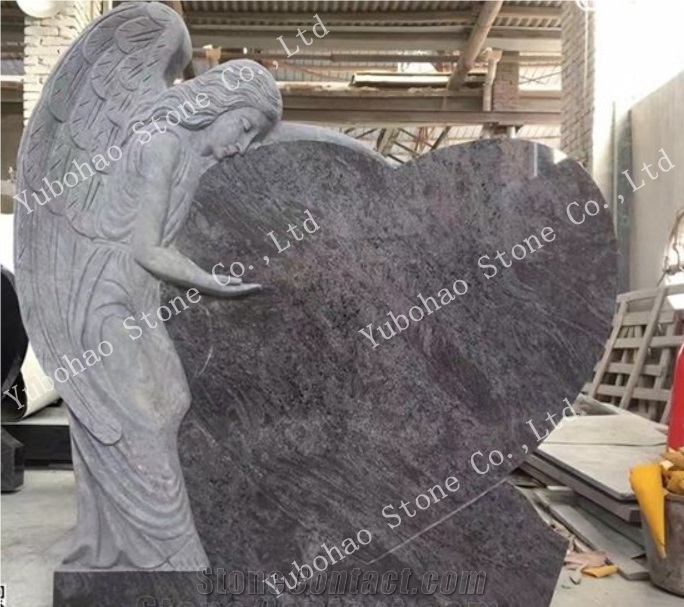 Bahama Blue/Angel Granite Tombstone/Stone Monument
