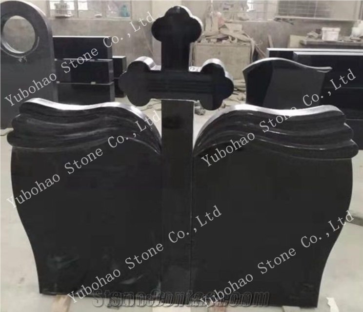China Black/Granite Cross Tombstone/Monument