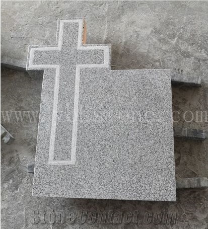 Cross Sesame White/Polished Cross Stone Monuments