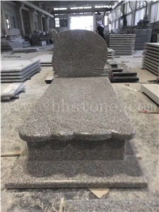 G635/Chinese Cheap Granite Double Tombstone