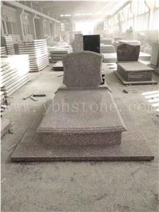 G635/Chinese Cheap Granite Double Tombstone