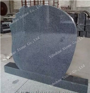 G654/Romania/Poland Style Granite Tombstone