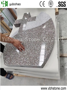 Misty Brown/China Granite Romania Style Headstone