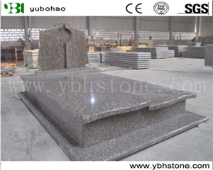 Misty Brown/Double Granite Tombstone/Headstone