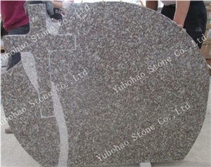 Misty Brown/Hot Sell Poland Style Granite Monument