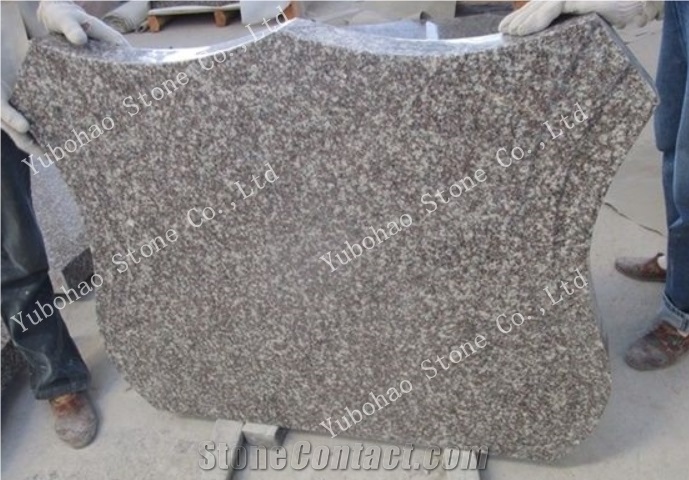 Misty Brown/Poland Style Stone Tombstone/Headstone
