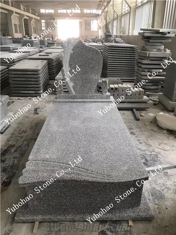 New G664/ Granite Gravestone Upright Headstone