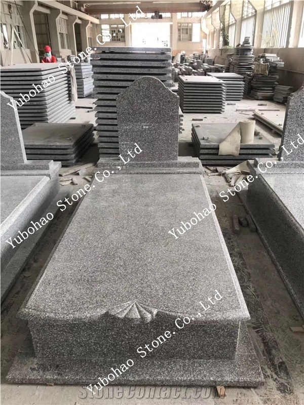 New G664/ Granite Gravestone Upright Headstone