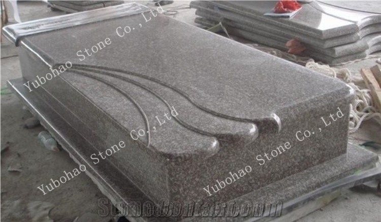 Poland/Romania/Ireland Style Granite Tombstone