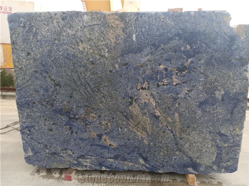Azul Bahia Blue Granite Rough Blocks.